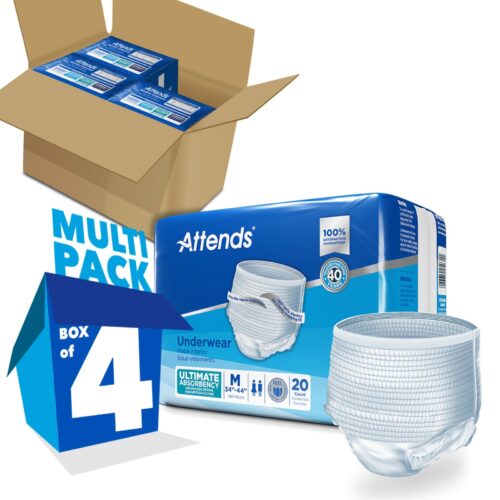 Unisex Adult Absorbent Underwear Attends® Advanced Pull On