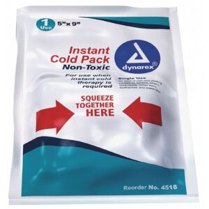 Perineal Instant Cold Pack w/ Self Adhesive Strip-Non-Toxic Cold Pack 5" x 9"