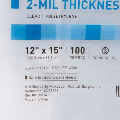 Reclosable Bag McKesson Polyethylene Clear Zipper Closure - Image 9