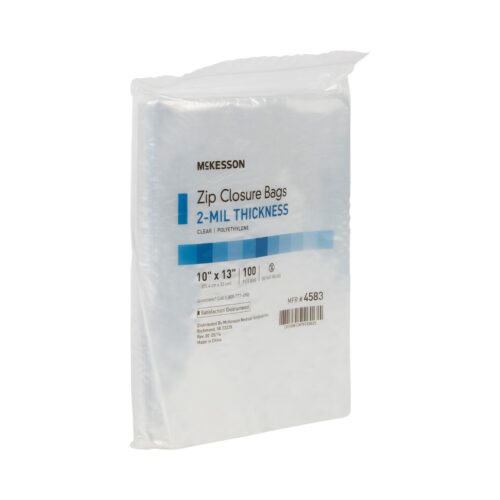 Reclosable Bag McKesson 10 X 13 Inch Polyethylene Clear Zipper Closure - Image 5