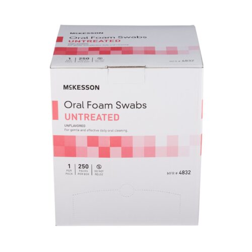Oral Swab McKesson Untreated Foam Tip 1 per Pack - Image 7