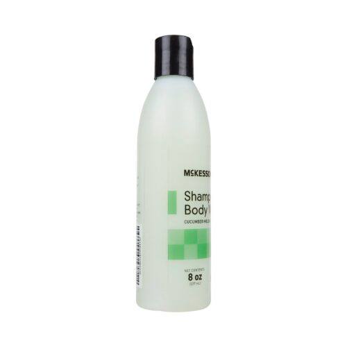 Shampoo and Body Wash McKesson 8 oz. Flip Top Bottle Cucumber Melon Scent - Image 4