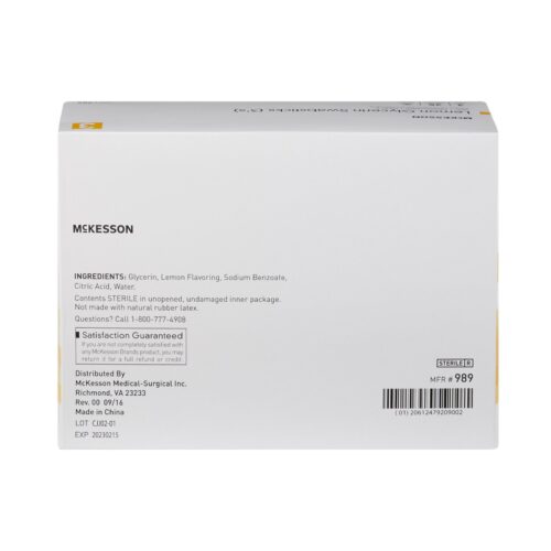 Lemon Glycerin Swabstick McKesson Rayon Tip 3 per Pk - Image 5