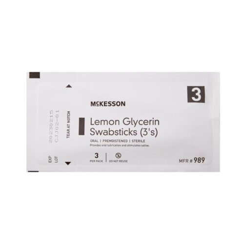 Lemon Glycerin Swabstick McKesson Rayon Tip 3 per Pk - Image 4