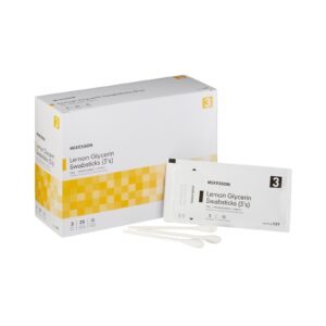 Lemon Glycerin Swabstick McKesson Rayon Tip 3 per Pk