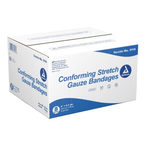 Conforming Bandage Dynarex® 4 Inch X 4.1 Yard 1-Ply NonSterile 12 per Pck - Image 2