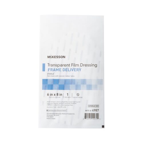 Transparent Film Dressing McKesson 6 X 8 Inch Frame Style Delivery Octagon Sterile - Image 5