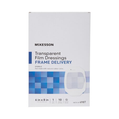 Transparent Film Dressing McKesson 6 X 8 Inch Frame Style Delivery Octagon Sterile - Image 4