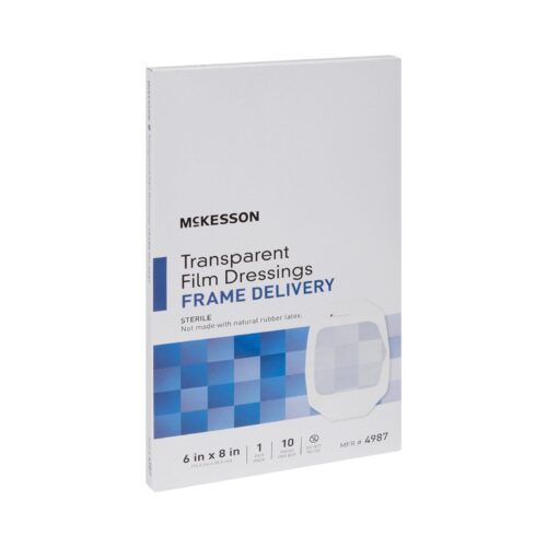 Transparent Film Dressing McKesson 6 X 8 Inch Frame Style Delivery Octagon Sterile - Image 2