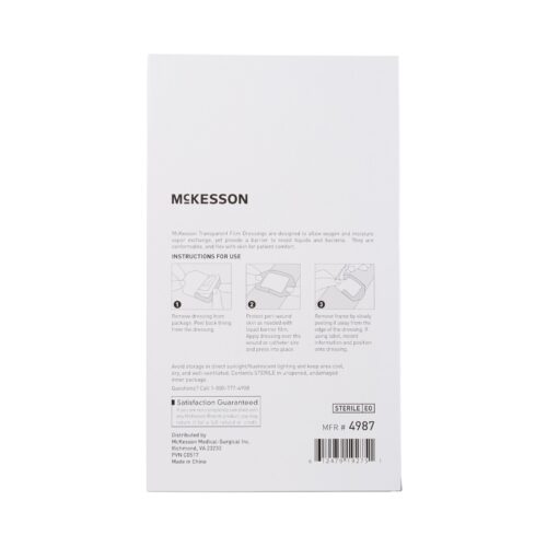 Transparent Film Dressing McKesson 6 X 8 Inch Frame Style Delivery Octagon Sterile - Image 3