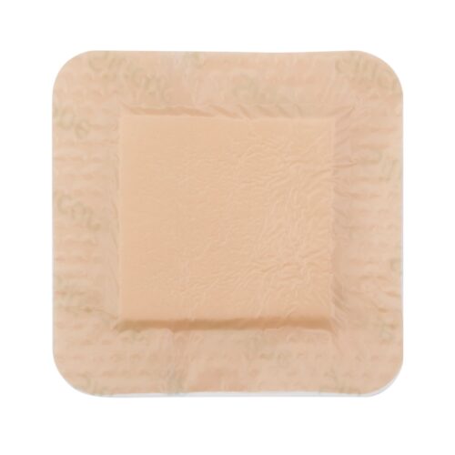 Foam Dressing McKesson 3 X 3 Inch With Border Film Backing Silicone Gel Adhesive Square Sterile - Image 5