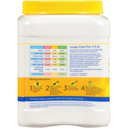 Food and Beverage Thickener Thick-It® Original 10 oz. Canister Unflavored Powder IDDSI Level 0 - Image 5