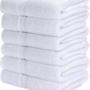 Utopia Towels 6 Pack Medium Bath Towel Set, 100% Ring Spun Cotton (24 x 48 Inches)