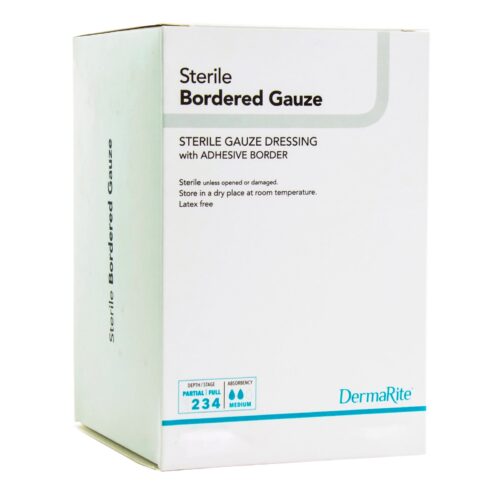 Island Dressing DermaRite® Bordered Gauze Rectangle Sterile - Image 3