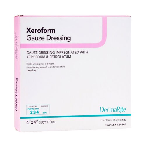 Xeroform Petrolatum Impregnated Dressing Xeroform™ Square 4 X 4 Inch Sterile