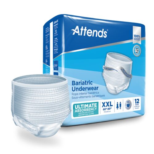 Unisex Adult Absorbent Underwear Attends® Bariatric Pull On 2X-Large - Image 7