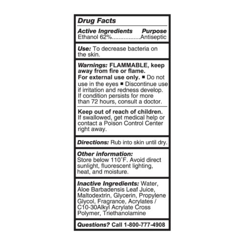 Hand Sanitizer with Aloe McKesson 4 oz. Ethyl Alcohol Gel Bottle - Image 8
