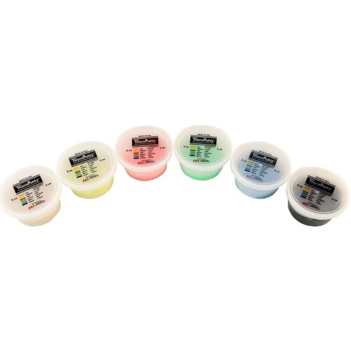 Therapy Putty Set CanDo® TheraPutty® 2X-Soft / X-Soft / Soft / Medium / Firm / X-Firm 6 X 2 oz - Image 4