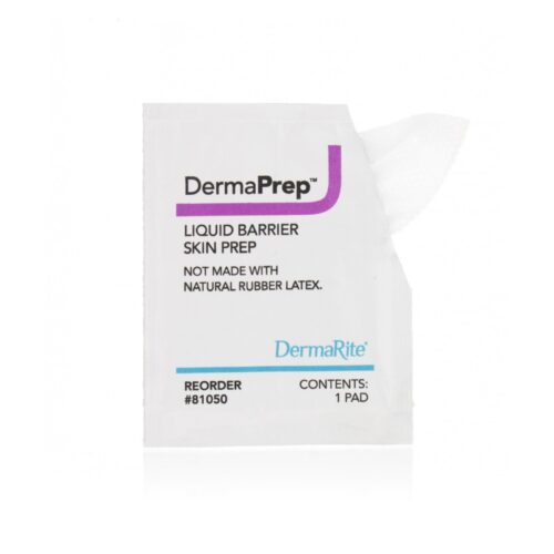 Skin Barrier Wipe DermaPrep™ 60% Strength Isopropyl Alcohol Individual Packet NonSterile - Image 3