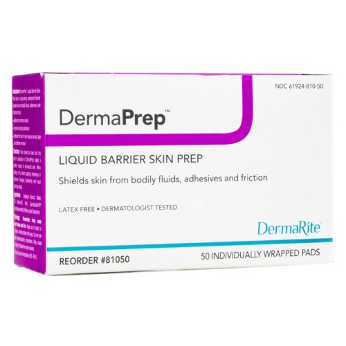 Skin Barrier Wipe DermaPrep™ 60% Strength Isopropyl Alcohol Individual Packet NonSterile - Image 4