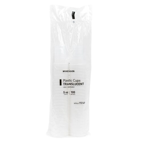 McKesson Cup, Drinking Plastic Translucent 5Oz (100/Sl 20Sl/Cs)
