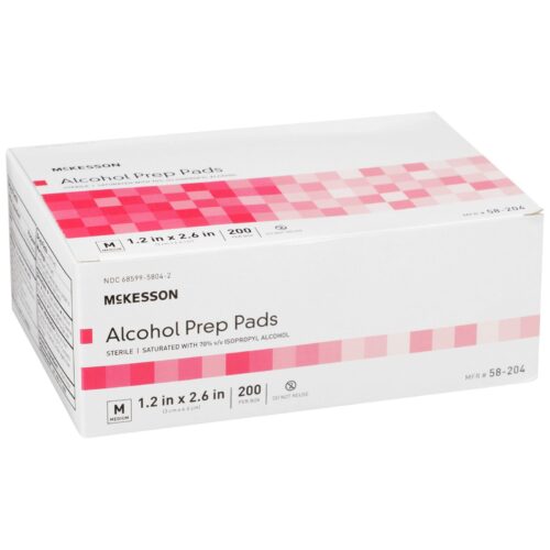 Alcohol Prep Pad McKesson 70% Strength Isopropyl Alcohol Individual Packet Sterile - Image 10