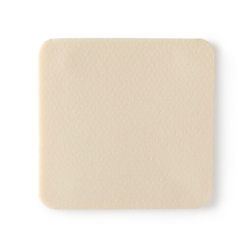 Antibacterial Foam Dressing McKesson 4 X 4 Inch Without Border Waterproof Film Backing Nonadhesive S - Image 4