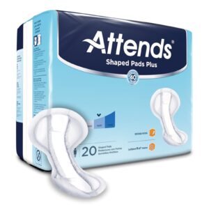 Attends Healthcare Products Attends Day Plus Shaped Pads - Attends Shaped Bladder Contr. Pads, 24.5