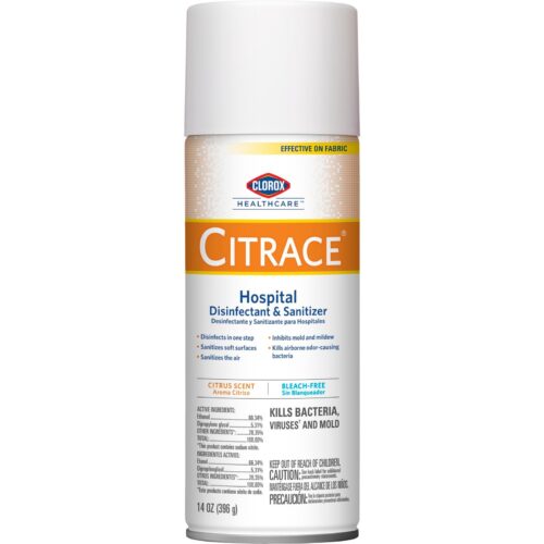 Clorox Healthcare® Citrace® Hospital Surface Disinfectant / Sanitizer Alcohol Based Aerosol Spray Li - Image 7