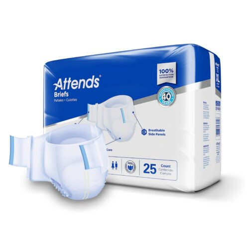 Unisex Adult Incontinence Brief Attends® Care Advanced - Image 7