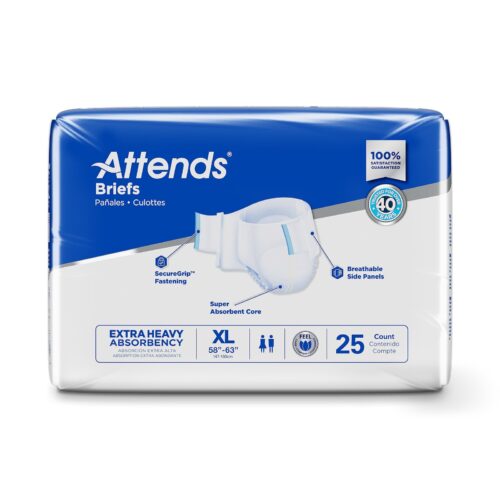 Unisex Adult Incontinence Brief Attends® Care Advanced - Image 6