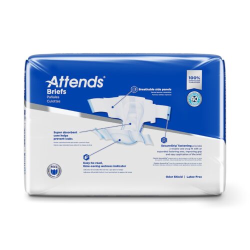 Unisex Adult Incontinence Brief Attends® Care Advanced - Image 5
