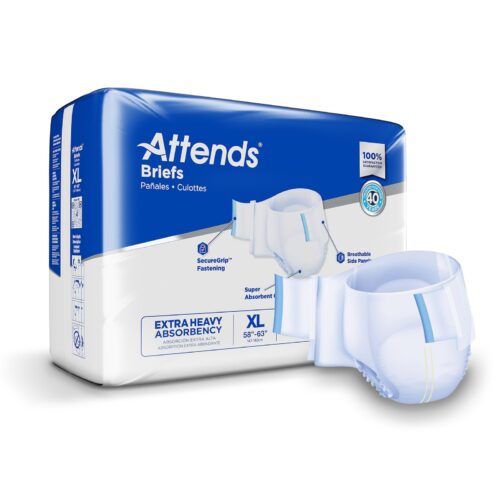 Unisex Adult Incontinence Brief Attends® Care Advanced - Image 8