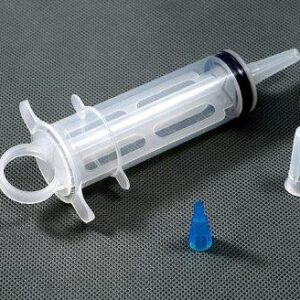 Enteral Piston Syringe, Ring Top, 60cc, w/ IV Pole Bag - 30ea/cs