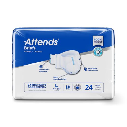 Unisex Adult Incontinence Brief Attends® Care Advanced - Image 21