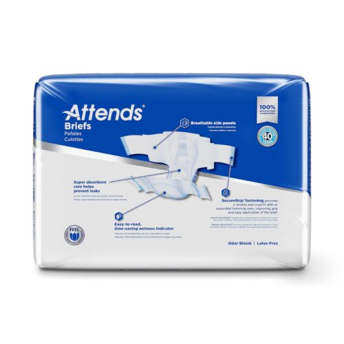 Unisex Adult Incontinence Brief Attends® Care Advanced - Image 19