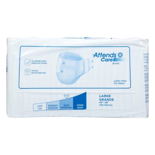 Unisex Adult Incontinence Brief Attends® Care - Image 5