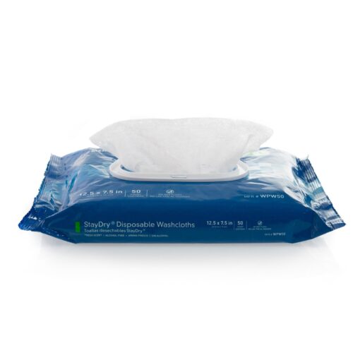 McKesson Brand-Personal Cleansing Wipe StayDry® Soft Pack Scented 50 Count - Image 4