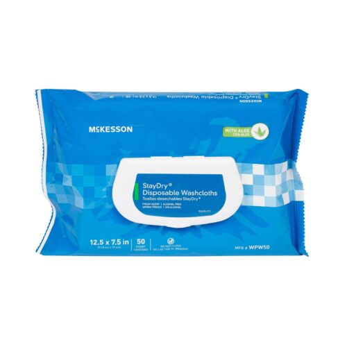 McKesson Brand-Personal Cleansing Wipe StayDry® Soft Pack Scented 50 Count - Image 5