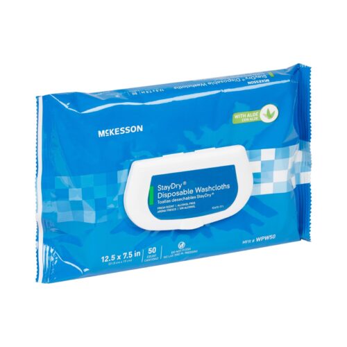 McKesson Brand-Personal Cleansing Wipe StayDry® Soft Pack Scented 50 Count - Image 6