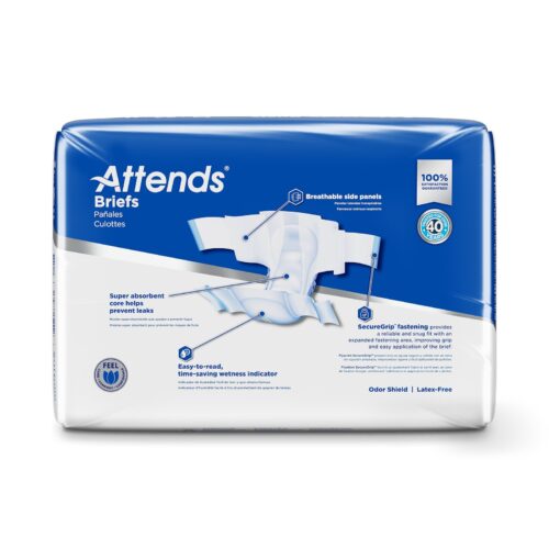 Unisex Adult Incontinence Brief Attends® Care Advanced - Image 11