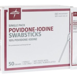 ProCure Povidine Swabstix 50/bx-10bx/cs