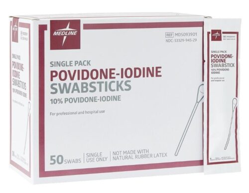 ProCure Povidine Swabstix 50/bx-10bx/cs