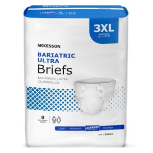 Unisex Adult Incontinence Brief McKesson Ultra Bariatric 3X-Large ( 78-95 )