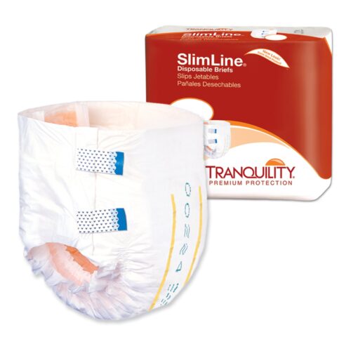 Unisex Adult Incontinence Brief Tranquility® Slimline® Large Disposable Heavy Absorbency - Image 2